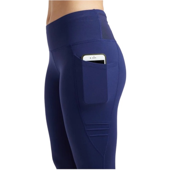 NWT Navy Oiselle Running Leggings, Blue Leggings - Picture 5 of 11